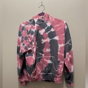 pacsun red& black tie die sweatshirt - great condition and super cute:)